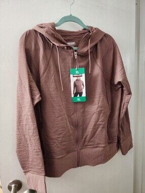 NW HOODED JACKET ZIPPERED FRONT BY KIRKLAND